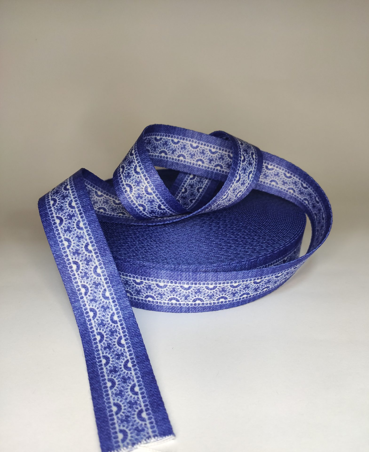 ALÇA RENDA AZUL 3CM