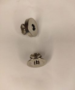 BOTÃO IMÃ PRATA COM REBITE DUPLO