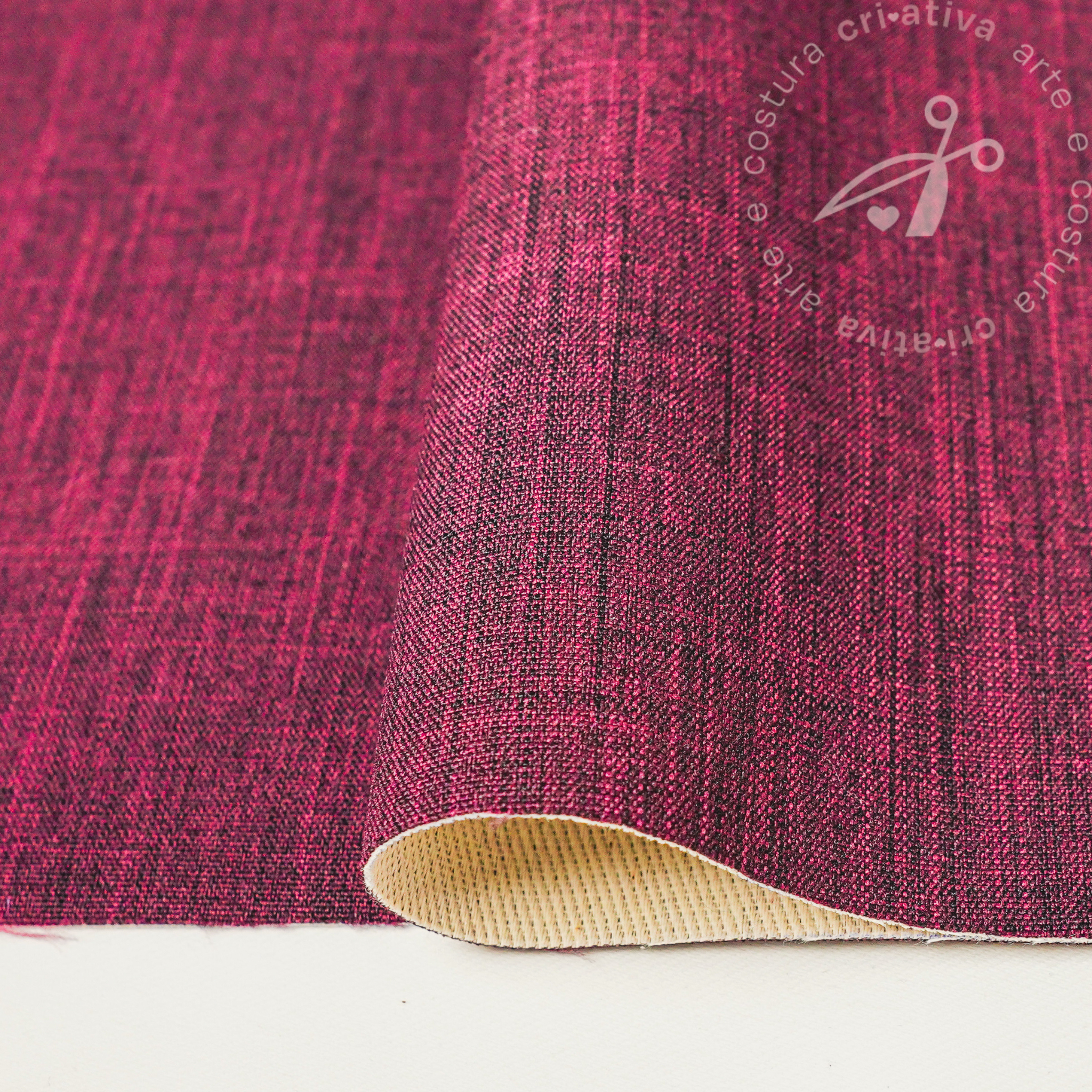 LINHO BORDO DUBLADO NA SARJA