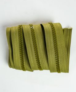 Zíper Tratorado Verde Musgo