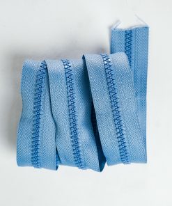 Zíper Tratorado Azul Celeste