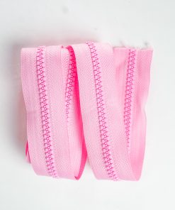 Zíper Tratorado Rosa Chiclete