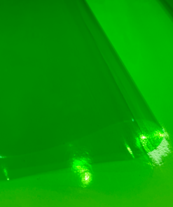 PLÁSTICO CRISTAL- VERDE NEON