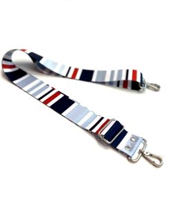 ALÇA PRONTA 4 CM- ESTAMPA LISTRAS