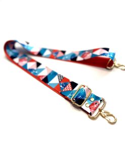 ALÇA PRONTA 4 CM - ESTAMPA TRIANGULOS