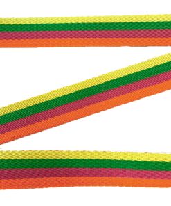 ALÇA LISTRADA 3 CM- NEON