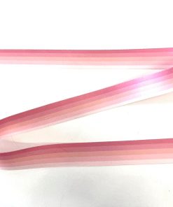 ALÇA LISTRADA 3 CM - TONS DE ROSA