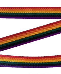 ALÇA LISTRADA 3 CM- ARCO-ÍRIS