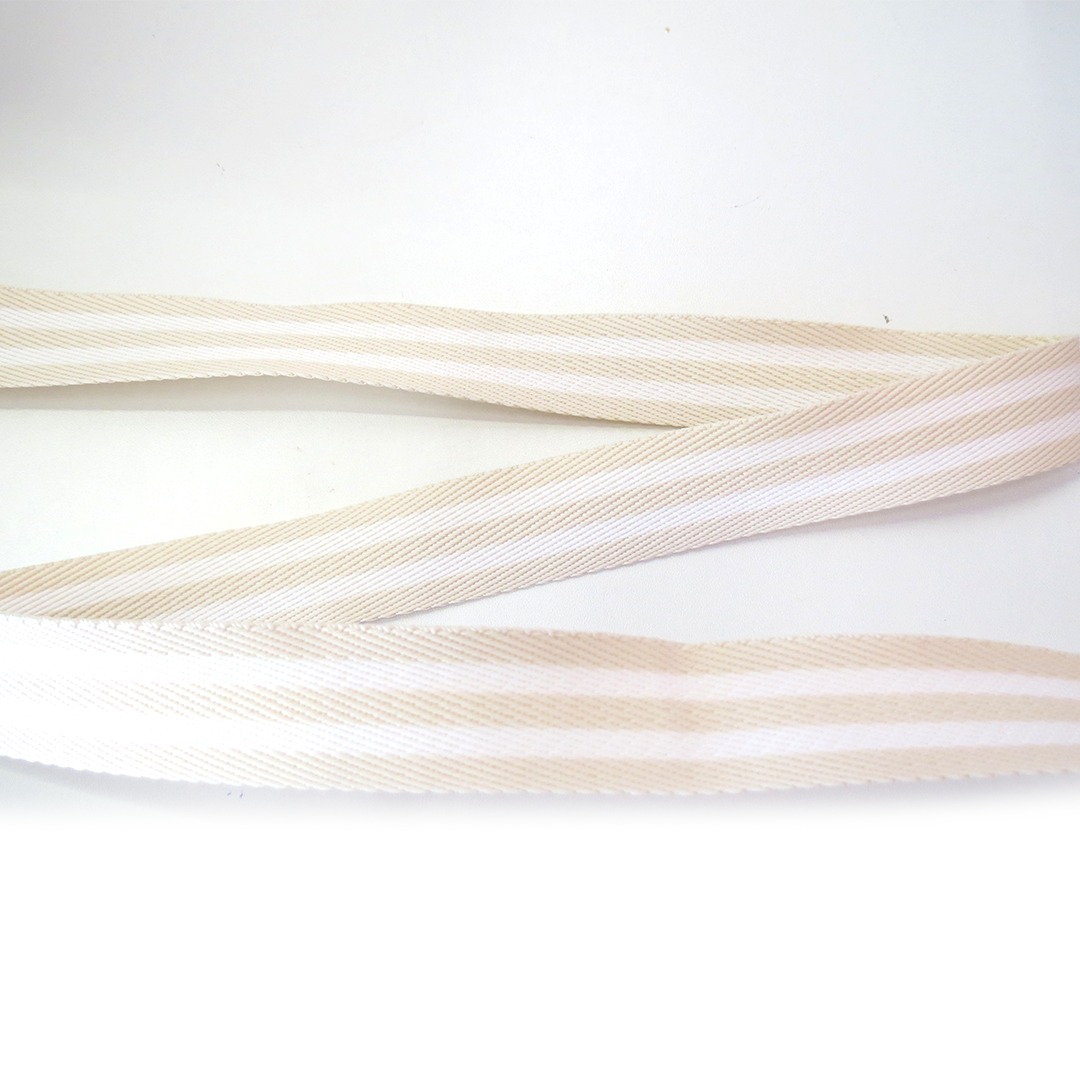 ALÇA 3 CM - BRANCO E MARFIM