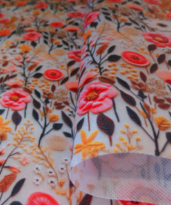 CETIM ESTAMPADO - COR: FLORAL 3D