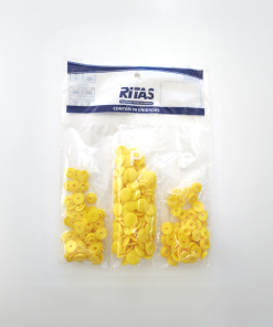 BOTÃO RITA Nº 12 - COR : AMARELO