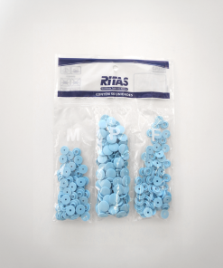 BOTÃO RITA Nº 12 - COR: AZUL BEBE