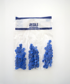 BOTÃO RITA Nº10 - COR: AZUL ROYAL (CORAÇÃO)