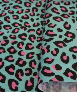 CETIM ESTAMPADO - COR: ONÇA AZUL