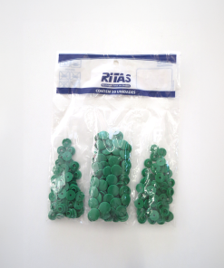 BOTÃO RITA Nº12 - COR : VERDE BANDEIRA