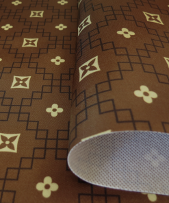 CETIM ESTAMPADO - COR: GRIFE MARROM