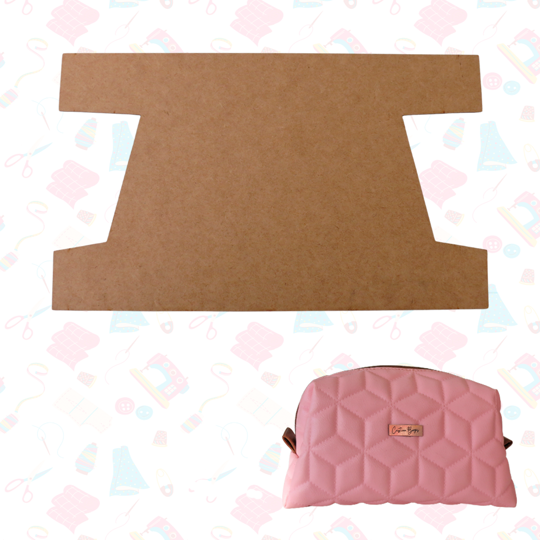 MOLDE MDF NECESSAIRE TRAPEZIO- BY:Cristina Borges