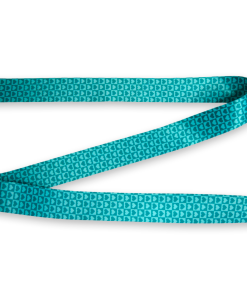 ALÇA ESTAMPADA 4CM- CORAÇÃO AZUL BEBE/TIFFANY