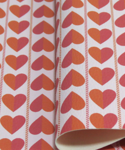 DOLL ESTAMPADO -CORAÇÃO VERMELHO/ROSA