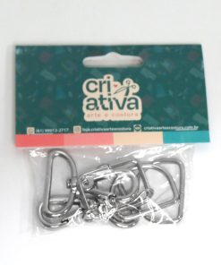 KIT FERRAGEM 3CM COR:PRATA