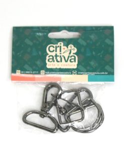 KIT FERRAGEM 3CM COR:GRAFITE