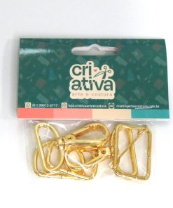 KIT FERRAGEM 3CM COR:OURO