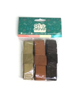 KIT VIES BONEON TONS: MARROM