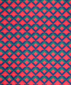 FELTRO SANTA FE - GEOMETRICO VERDE/AZUL