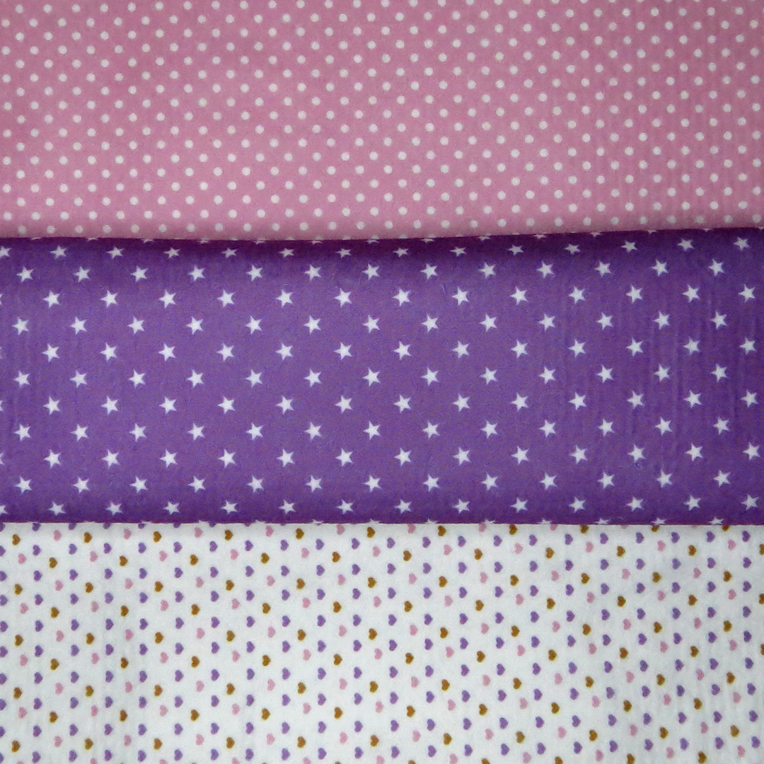 FELTRO SANTA FE ESTAMPA :3 EM 1 LILAS