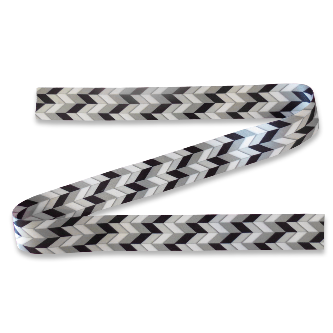 ALÇA ESTAMPADA ESPECIAL - PRETO COM BRANCO