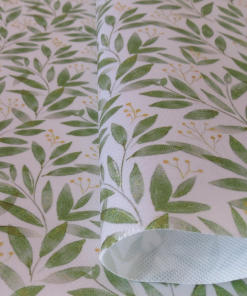 CETIM ESTAMPADO - FOLHAGEM VERDE