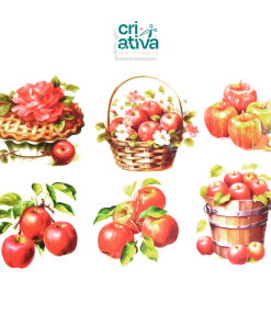 ESTAMPA FÁCIL - MAÇÃ