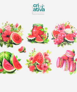 ESTAMPA FÁCIL - MELANCIA