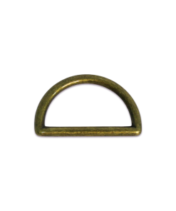 MEIA ARGOLA ZAMAC 3MM - OURO VELHO