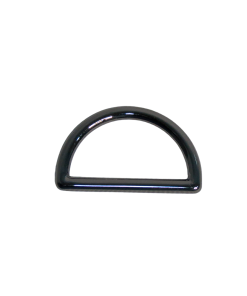 MEIA ARGOLA ZAMAC  3MM - GRAFITE